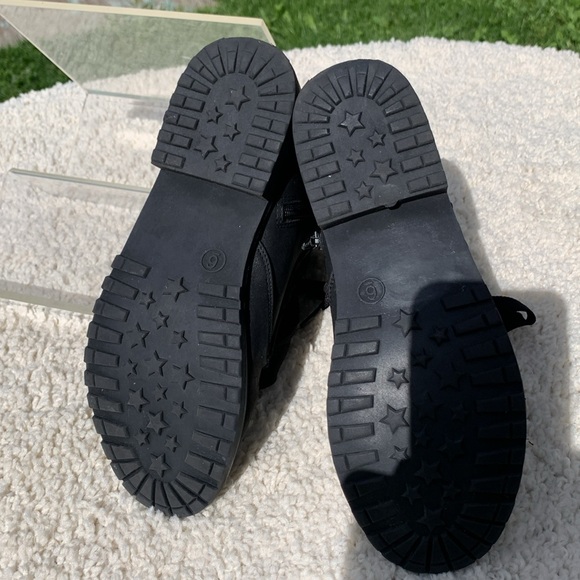 Mermaid sequins biker boot lace up - Picture 8 of 9